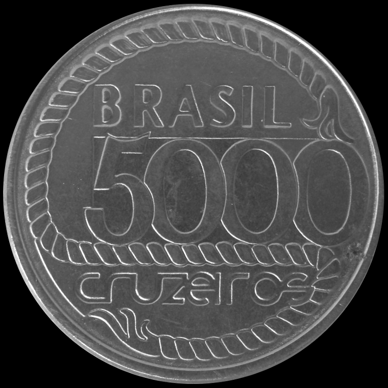 5000 cruzeiros 1992