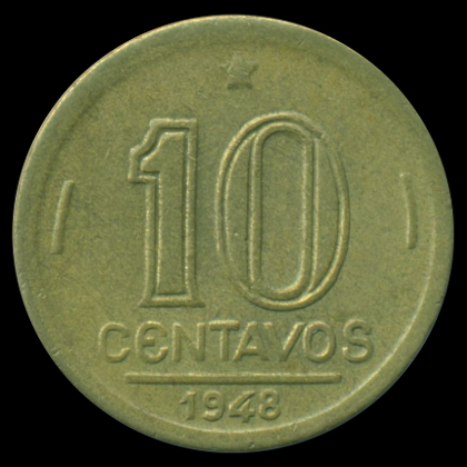 10 centavos cruzeiro antigo