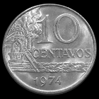 10 Centimes cruzeiro novo