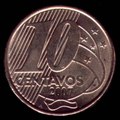 10 centavos real reverso