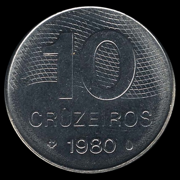 10 cruzeiros novo