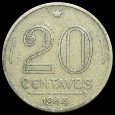 20 Centimes cruzeiro antigo