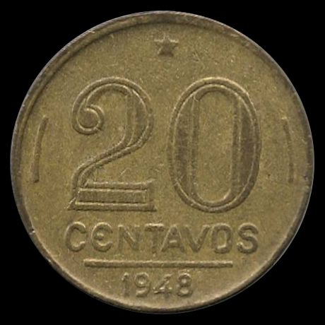20 centavos cruzeiro antigo