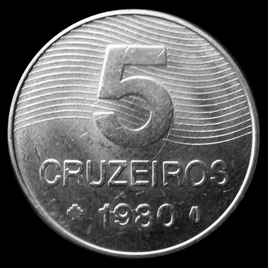 5 cruzeiros novo