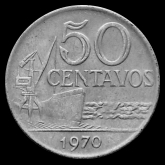 50 Centimes cruzeiro novo