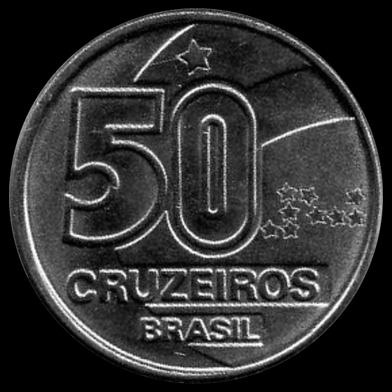 50 cruzeiros 1990