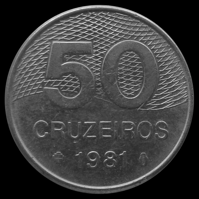 50 cruzeiros novo