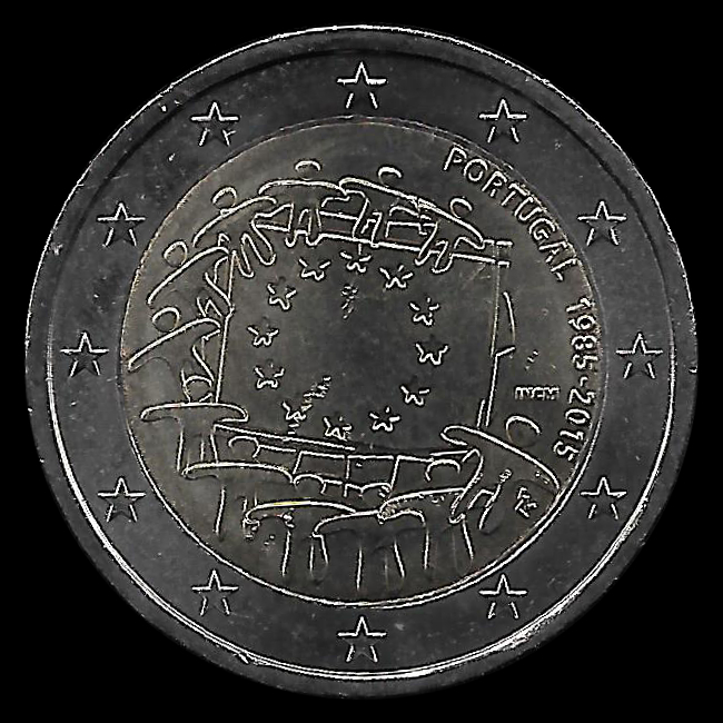 2-Euro-Gedenkmünzen Portugal 2015