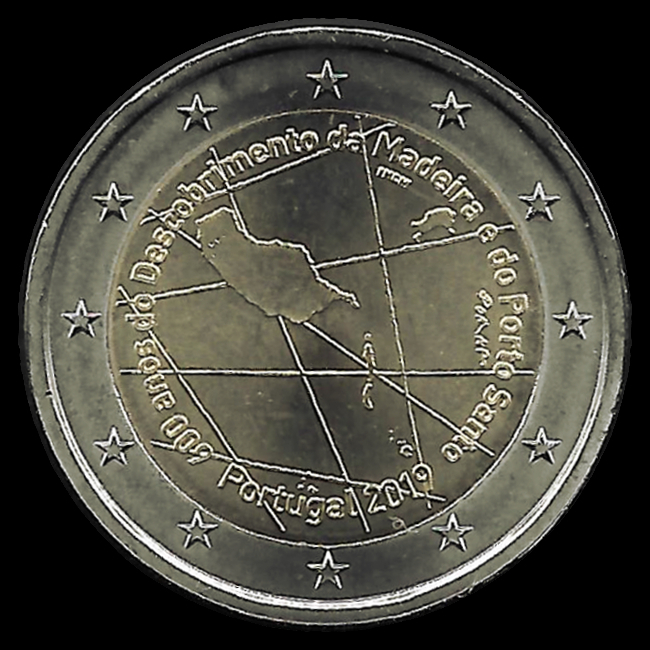 2 euro Commemorative of Portugal 2019