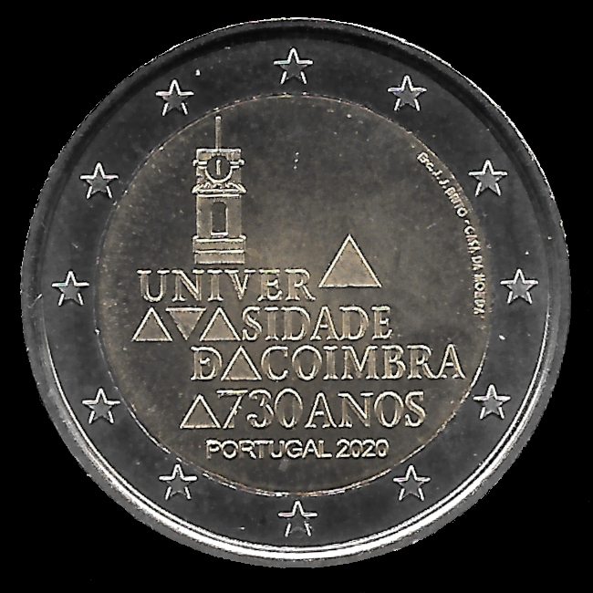 2-Euro-Gedenkmünzen Portugal 2020