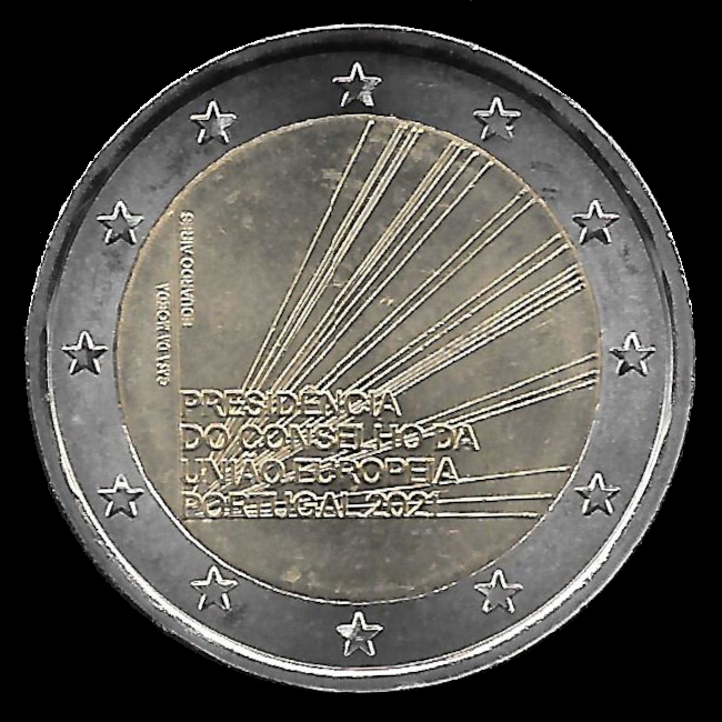 2 Euro Gedenkmünze von Portugal 2021